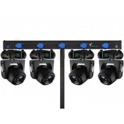 Barre avec 4 lyres spot 75w...