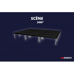 Scène 20m2 hauteur de 20cm...